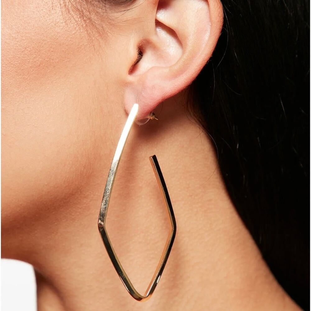 FASHION NOVA Different From The Other Gold Drop Earrings NWT